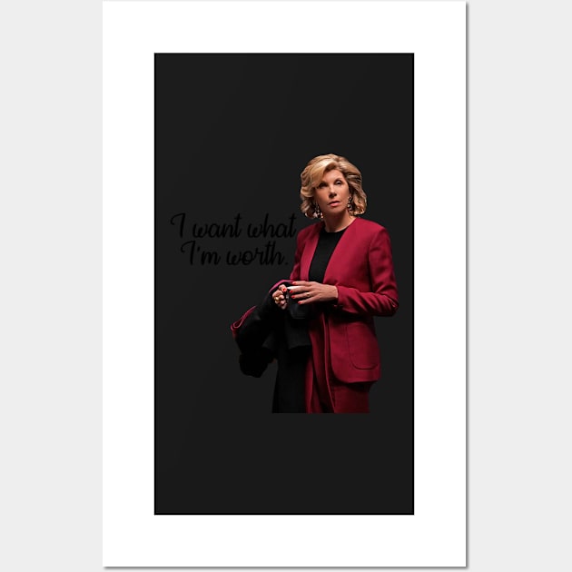 Diane Lockhart Worth Wall Art by baranskini